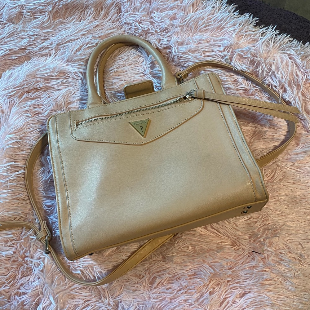 GUESS pale pink purse